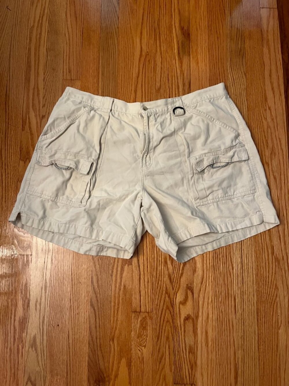 Columbia PFG Mens XXL Khaki Fishing Cargo Shorts